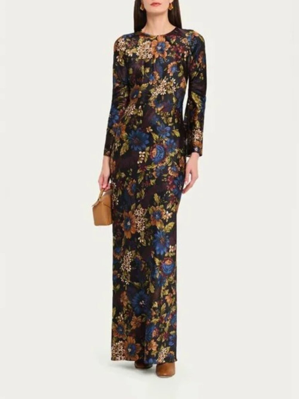 Veronica Beard Gemma Floral Silk-Blend Dress